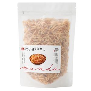 완도보이 진자연산 완도새우(70g) * 1팩