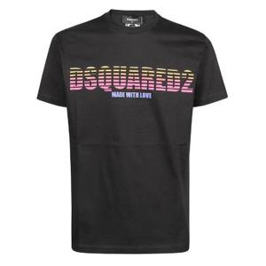 Dsquared2 Ombre 로고 프린트 크루넥 티셔츠 S71GD1393S23009 900 TP944712460