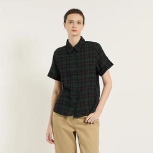 [비씨비지]체크 패턴 반소매 셔츠 (B5C7B473)