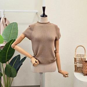 [포커스]FM5F9KT5229_롤 네크라인 썸머 니트