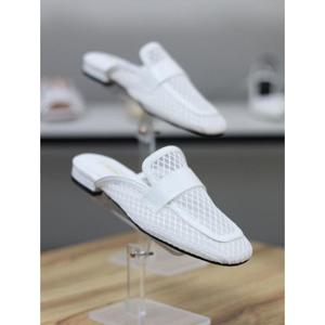 바이로쏘 세이브존06 메쉬 네트망 플랫 청키굽 1.5cm 뮬 블로퍼 (BY)25S125J95BC3