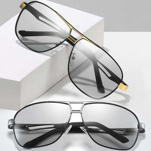 편광선글라스 남성 운전 변색 편광 렌즈 낚시 선글라스