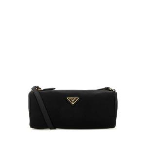 프라다 로고 플라크 지퍼 파우치 1NE0582C05 F0002 TP934455889