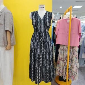 르피타 DP01 민소매프린트 원피스 L252UOP755