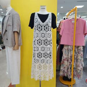 르피타 DP01 뜨게니트셋트원피스 L252UOK751