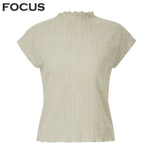 모크넥 웨이브 엠보 티셔츠_VFI5M1TS6700