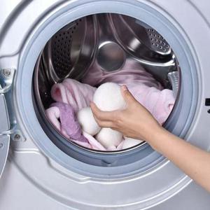 뉴질랜드 양모 세탁 볼 런드리 건조기 천연 양모볼 6P