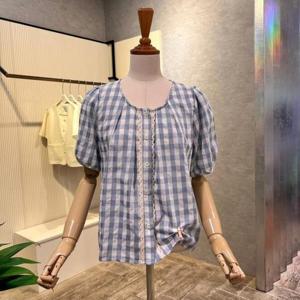 [ab.f.z]AOZ3HB42H_체크 패턴 레이스 라인 블라스