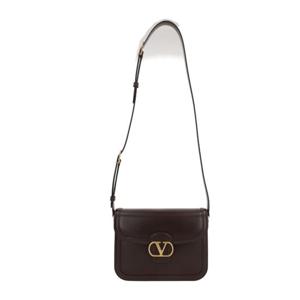 발렌티노 다크 브라운 가죽 숄더 백 7Y2B0R15 UHFREL