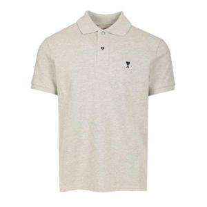 AMI 파리 로고 자수 반팔 폴로 셔츠 BFSHPL411760 0951BFS TP945282919