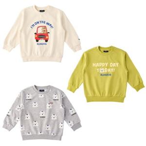 [블루독8-키즈] 택1 크림 도기포인트스웨트셔츠 긴팔 맨투맨 티셔츠 두돌선물 초등학생 25A1533402