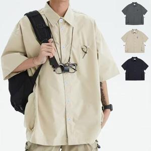 여름 스타일리시 남성 루즈핏 반팔 셔츠 BM-028