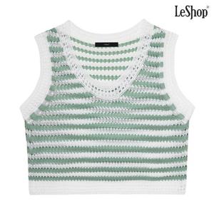 [르샵]스카시 스트라이프 베스트 니트(DP3KT002A)