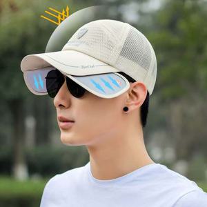 남자모자 확장 썬바이저 여름 메쉬 볼캡 모자 캐주얼 야구모자