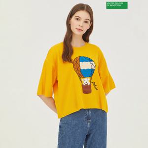 베네통 강아지 열기구 니트 BAKP03341_YE