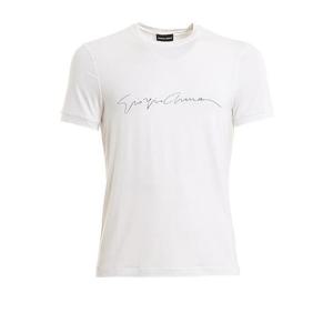 조르지오 아르마니 반팔 티셔츠 6GST56SJP4ZU090 White