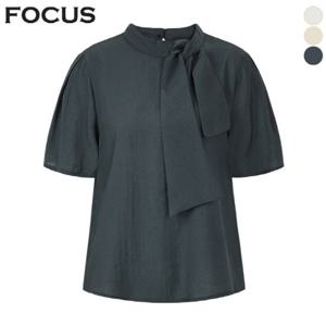 더블 타이 홀 블라우스_VFI5M1BL5611