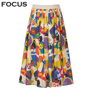 컬러 그래픽 플라워 스커트_VFI5M1SK8431