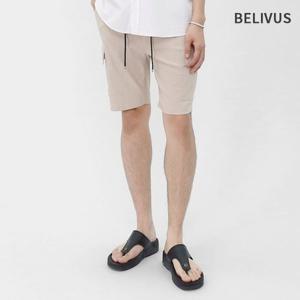 빌리버스 남성 밴딩 반바지 스판 카고 숏팬츠 BBJ060