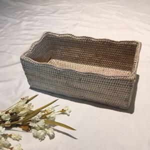 라탄 바구니 라탄 플라워 멀티바스켓 (White)