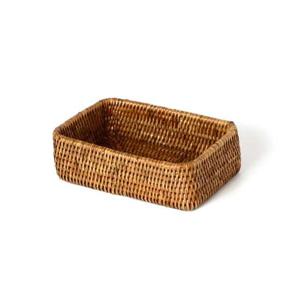 인테리어 수납 라탄 스몰 직사각 바구니 스몰 S