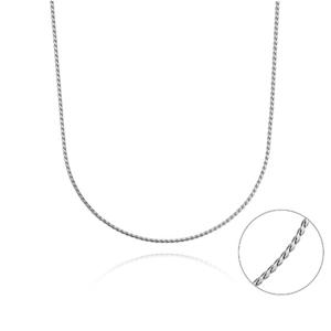 미니골드 로프커브실버체인목걸이 NGGM1017