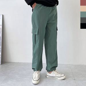 GAA P188M 남자원픽카고 스트링 와이드밴딩팬츠 남자바지 와이드팬츠 조거팬츠 스트링팬츠 편안한팬츠 밴딩팬츠 밴딩바지 와이드바지 카고 카고스트링