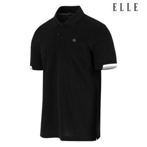 엘르골프 세이브존01 남성 소매 배색 포인트 폴로 티셔츠 6J35203 199