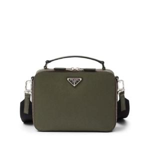 25 FW 프라다 사피아노 에나멜 트라이앵글 로고 미디엄 투웨이 백 2VH069VYMI9Z2 TP432747528