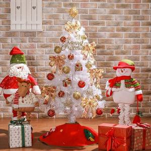 120cm 샤인비즈볼 화이트트리 풀세트 크리스마스