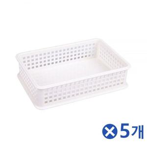 화이트컬러 훼미리박스 소형 욕실용품정리 정리정돈