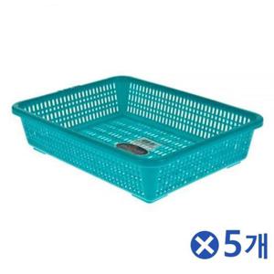 기본 사각소쿠리 1호 색상랜덤 문구용품정리 욕실정리