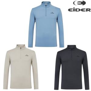 아이더 (DMU25207) 남성 신축성이 우수한 베이직 긴팔 짚업 티셔츠