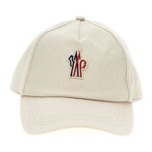 몽클레어 화이트 코튼 캡 K10983B00001 0486320D