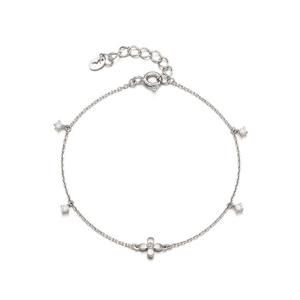 [티르리르]블루밍 실버화이트 팔찌 TBSSVW13350M