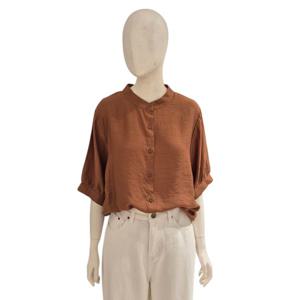 [에이비에프지]차이나넥 여름 블라우스 ADZ3ZB33H