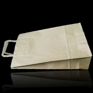플랫 손잡이 크라프트 쇼핑백 20X28cm 폭9cm 30매