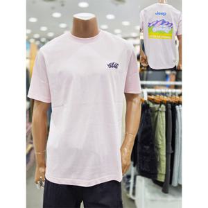 [지프]남녀공용 트레블 마운틴 반팔티셔츠(JQ0TSU382_LP)_DG