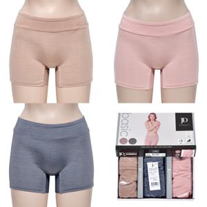 [제임스딘] 신축성이 뛰어나 활동성이 좋은 여성 심플 베이직 드로즈 3매입0052sz