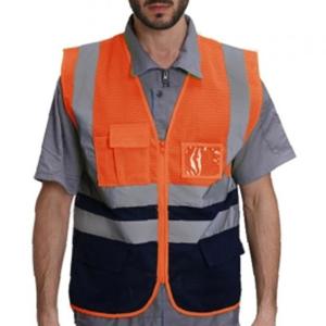 360도 야광 반사 안전조끼(L) / 메쉬 형광작업조끼