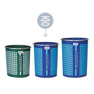 실크링 휴지통(중/709-1/8.4L)색상랜덤