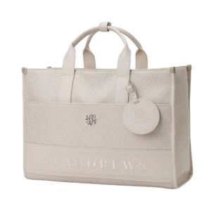 [세인트앤드류스]여성 자카드 패턴 레더 믹스 카트백 (821E1BB051BG)