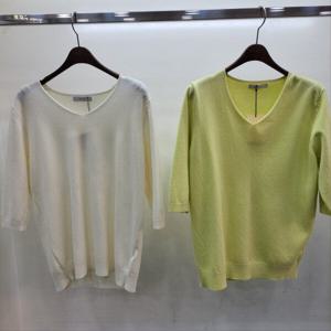 [반에이크]원라인 7부 니트 티셔츠 (VB42KTQ335Z)_GJA