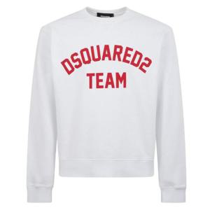 Dsquared2 로고 프린트 크루넥 스웨트셔츠 S74GU0887S25516 100 TP946797311