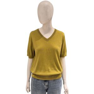 [에이비에프지]브이넥 반팔 니트 ADZ4HW35J