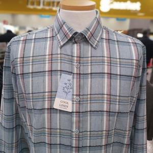 트레몰로 HC10 린넨 체크 캐주얼 남방 TRHNL5S1211