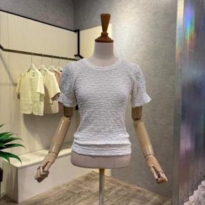 [ab.f.z]AOZ5HK49G_엠보심 셔링 반팔 티셔츠