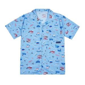 [레노마수영복]남성 오션 반팔 커버업 셔츠 스카이블루 RN-TS2E302-SB