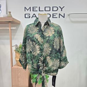 [멜로디가든]멜로디가든 꽃나염 셔츠 M25M4B106_SH