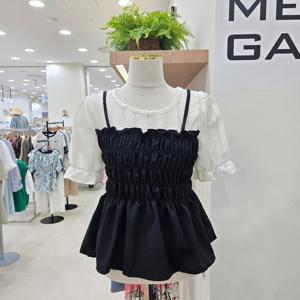 [멜로디가든]스모크베스트일체형 블라우스 M25M5B150_SH